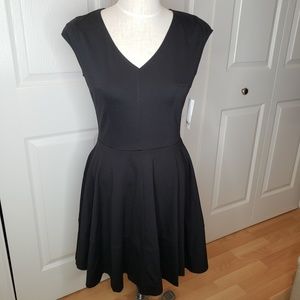 NWT Bar III black  fit and flare dress